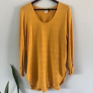 Anthropologie x Akemi + Kin Yellow Long Sleeve top